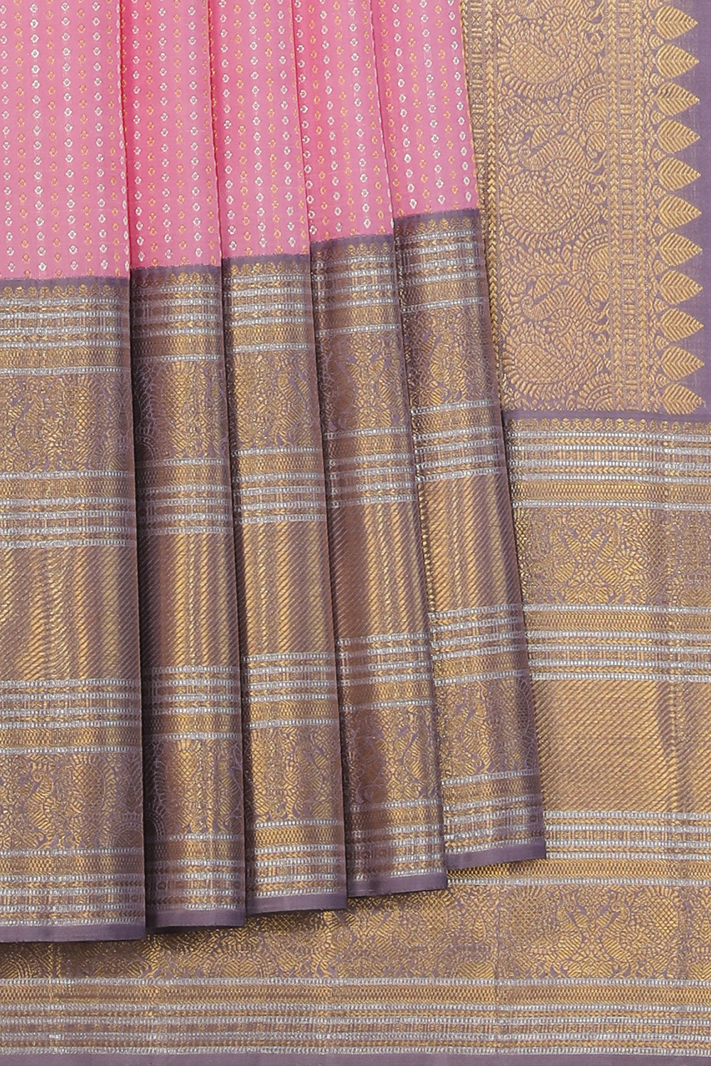 Image of Arani Silk Pink Saree